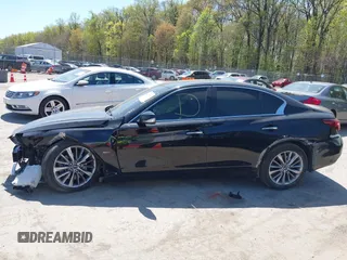 2018 Infiniti Q50 3.0t LUXE with VIN JN1EV7AP8JM357872, listed as a IAAI auction lot 42059854 with 111,640 mi miles. Bid and sale history available at carsss.com. Image 13.