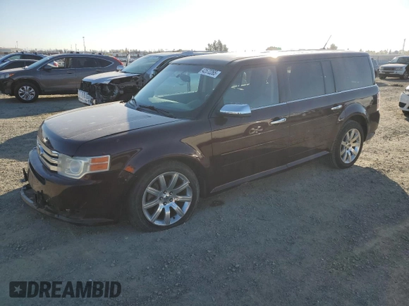 2011 Ford Flex Limited with VIN 2FMGK5DC4BBD05279, listed as a Copart auction lot 42572265 with 218,277 mi miles and Salvage Title. Bid and sale history available at carsss.com. Image 1.