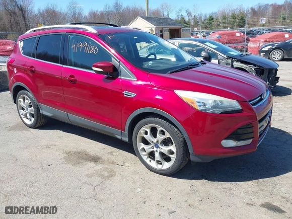 2014 Ford Escape Titanium with VIN 1FMCU9J91EUD72347, listed as a IAAI auction lot 41991180 with 125,198 mi miles. Bid and sale history available at carsss.com. Image 1.