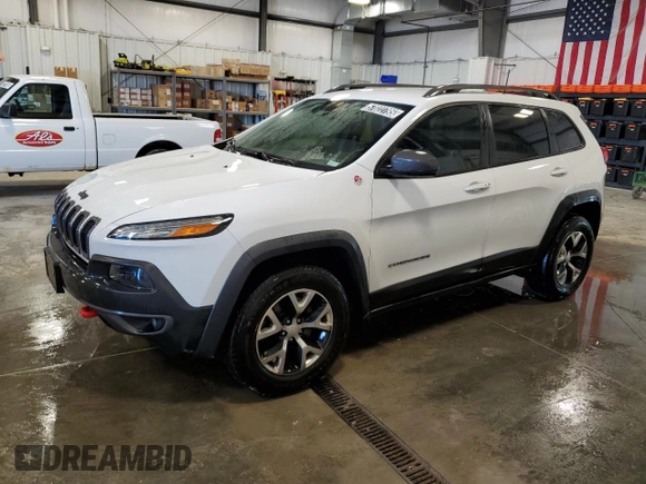2017 Jeep Cherokee Trailhawk L Plus with VIN 1C4PJMBS7HD225005, listed as a Copart auction lot 57022795 with 171,655 mi miles and Clean title. Bid and sale history available at DreamBid. Image 1.