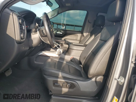 2021 Chevrolet Silverado 1500 LTZ with VIN 3GCUYGED0MG346971, listed as a Copart auction lot 44255635 with 51,534 mi miles and Salvage Title. Bid and sale history available at DreamBid. Image 7.