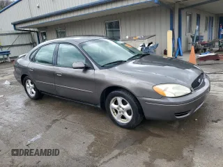 2004 Ford Taurus SES with VIN 1FAFP55U34A113140, listed as a Copart auction lot 53606615 with 99,800 mi miles and Salvage Title. Bid and sale history available at DreamBid. Image 4.