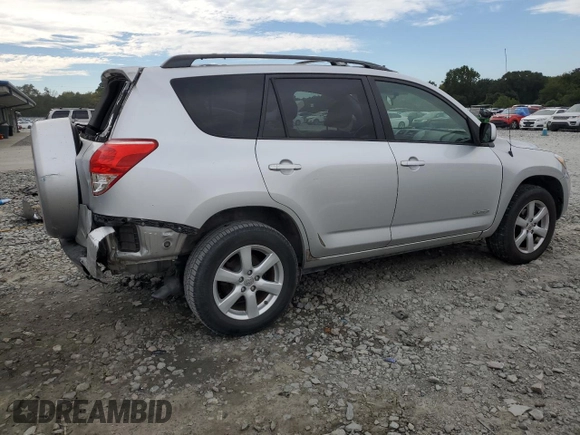 2007 Toyota RAV4 Limited with VIN JTMZK31V076008524, listed as a Copart auction lot 75021864 with 96,687 mi miles and Salvage Title. Bid and sale history available at carsss.com. Image 3.