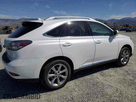 2012 Lexus RX 350 with VIN 2T2ZK1BA9CC068610, listed as a Copart auction lot 51990635 with 37,684 mi miles and Salvage Title. Bid and sale history available at DreamBid. Image 3.