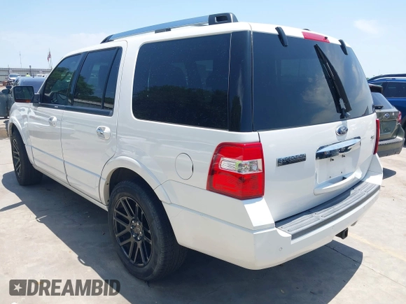 2013 Ford Expedition Limited with VIN 1FMJU1K58DEF28977, listed as a IAAI auction lot 42303493 with 61,952 mi miles and . Bid and sale history available at DreamBid. Image 3.
