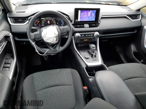 2024 Toyota RAV4 Hybrid LE with VIN 2T3UWRFV7RW200440, listed as a Copart auction lot 55034115 with 56,754 mi miles and Salvage title. Bid and sale history available at DreamBid. Image 8.