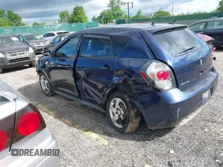 2009 Pontiac Vibe 1SA z VIN 5Y2SL67859Z458396, wystawiony jako IAAI lot #42319089 z przebiegiem 174 056 mil mil oraz . Historia ofert i sprzedaży dostępna na DreamBid. Obrazek 3.