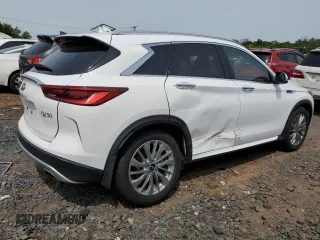 2024 Infiniti QX50 Luxe with VIN 3PCAJ5BB7RF115190, listed as a Copart auction lot 58425035 with 10,637 mi miles and Salvage title. Bid and sale history available at DreamBid. Image 3.