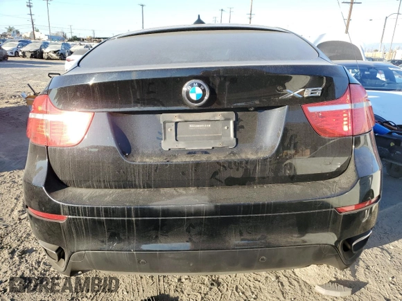 2011 BMW X6 50i with VIN 5UXFG8C52BLZ96767, listed as a Copart auction lot 84102604 with 0 mi miles and Non Repairable. Bid and sale history available at carsss.com. Image 6.