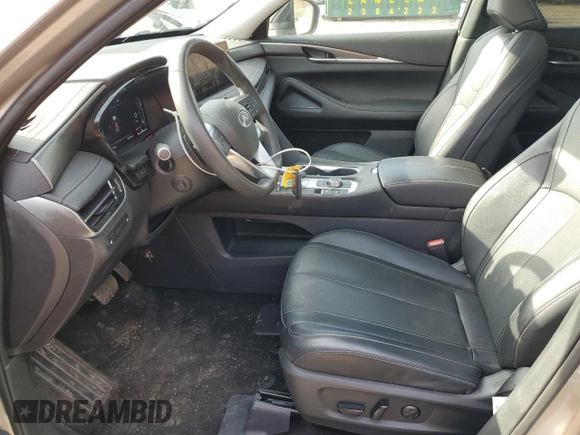 2024 Infiniti QX60 Luxe с VIN 5N1DL1FS3RC338779, выставлен на аукционе Copart как лот 51682545 с пробегом 19 487 миль миль и Списание • Salvage title. История ставок и продаж доступна на DreamBid. Изображение 7.