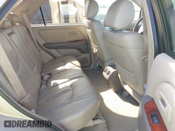 1999 Lexus RX 300 with VIN JT6HF10U6X0092078, listed as a IAAI auction lot 41988259 with 144,148 mi miles and . Bid and sale history available at DreamBid. Image 8.