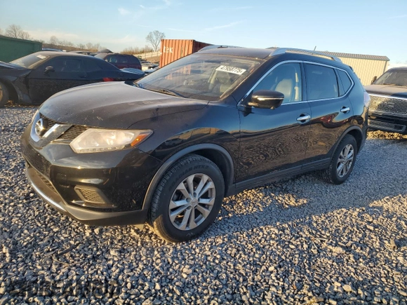 2015 Nissan Rogue S with VIN KNMAT2MV7FP585575, listed as a Copart auction lot 47958775 with 109,336 mi miles and Salvage Title. Bid and sale history available at DreamBid. Image 1.
