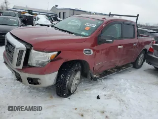 2017 Nissan Titan S with VIN 1N6AA1EJ3HN530354, listed as a Copart auction lot 45652545 with 177,776 mi miles and Salvage Title. Bid and sale history available at carsss.com. Image 1.