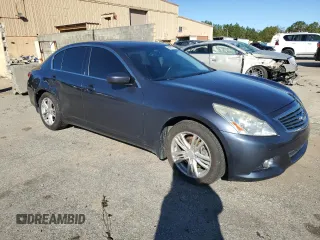 2011 Infiniti G25 x with VIN JN1DV6AR4BM650046, listed as a Copart auction lot 81467744 with 113,695 mi miles and Salvage Title. Bid and sale history available at DreamBid. Image 4.