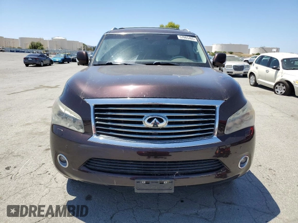 2012 Infiniti QX56 8-passenger z VIN JN8AZ2NC0C9316897, wystawiony jako Copart lot #57865465 z przebiegiem 96 031 mil mil oraz Czysty tytuł • Clean title. Historia ofert i sprzedaży dostępna na DreamBid. Obrazek 5.