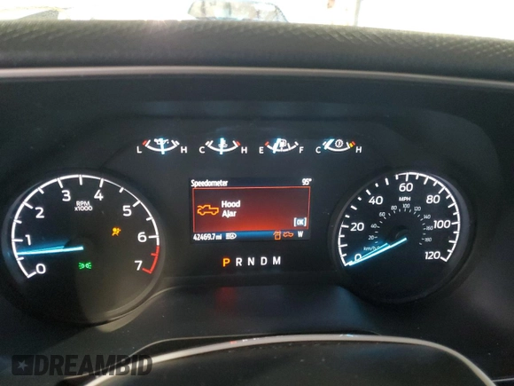 2022 Ford F-150 XL with VIN 1FTEX1EP5NKD35795, listed as a Copart auction lot 66329465 with 42,469 mi miles and Salvage title. Bid and sale history available at DreamBid. Image 9.