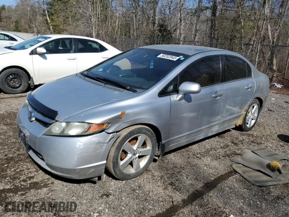 2007 Honda Civic Sdn LX with VIN 2HGFA165X7H003267, listed as a Copart auction lot 50202845 with 321,987 mi miles and Clean Title. Bid and sale history available at carsss.com. Image 1.