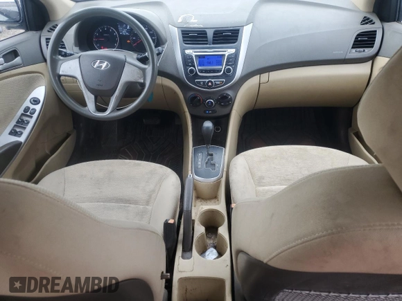 2014 Hyundai Accent GLS with VIN KMHCT4AE5EU614284, listed as a Copart auction lot 55679625 with 176,195 mi miles and Clean Title. Bid and sale history available at carsss.com. Image 8.
