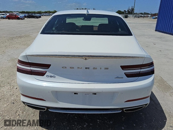 2024 Genesis G80 2.5T z VIN KMTGB4SC5RU237744, wystawiony jako Copart lot #56997065 z przebiegiem 18 597 mil mil oraz Tytuł czysty. Historia ofert i sprzedaży dostępna na DreamBid. Obrazek 6.