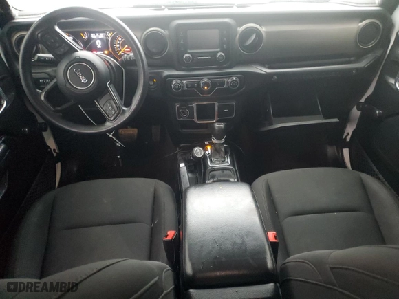 2018 Jeep Wrangler Unlimited Sport S with VIN 1C4HJXDN8JW293224, listed as a Copart auction lot 43574685 with 50,873 mi miles and Salvage Title. Bid and sale history available at carsss.com. Image 8.