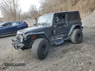 2017 Jeep Wrangler Sport with VIN 1C4AJWAG8HL569835, listed as a Copart auction lot 52822585 with 46,023 mi miles and Salvage Title. Bid and sale history available at DreamBid. Image 1.