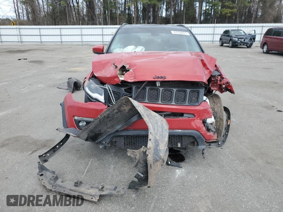 2020 Jeep Compass Altitude z VIN 3C4NJCBB5LT162409, wystawiony jako Copart lot #47762665 z przebiegiem 48 535 mil mil oraz Szkody całkowita. Historia ofert i sprzedaży dostępna na DreamBid. Obrazek 5.