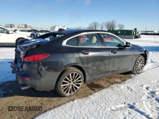 2022 BMW 2 Series 228i xDrive with VIN WBA73AK09N7K50793, listed as a Copart auction lot 87952625 with 21,435 mi miles and Salvage Title. Bid and sale history available at carsss.com. Image 3.
