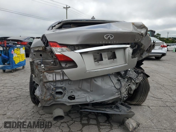 2013 Infiniti M with VIN JN1BY1AR2DM601965, listed as a Copart auction lot 62014215 with 134,047 mi miles and Salvage title. Bid and sale history available at DreamBid. Image 6.