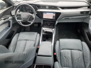 2020 Audi e-tron Sportback Prestige with VIN WA13ABGE0LB034806, listed as a Copart auction lot 63249024 with 52,616 mi miles and Salvage title. Bid and sale history available at DreamBid. Image 8.