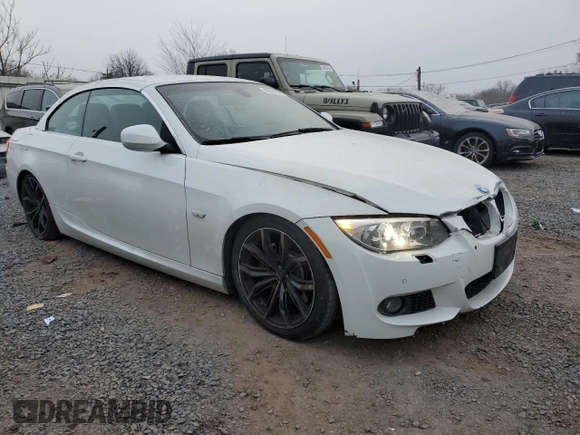 2013 BMW 3 Series 335i with VIN WBADX7C51DJ590221, listed as a Copart auction lot 88928575 with 98,558 mi miles and Salvage Title. Bid and sale history available at DreamBid. Image 4.