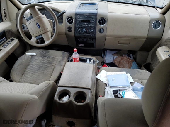 2007 Ford F-150 XLT with VIN 1FTRW12W77KD54464, listed as a Copart auction lot 52409304 with 249,980 mi miles and Salvage Title. Bid and sale history available at carsss.com. Image 8.