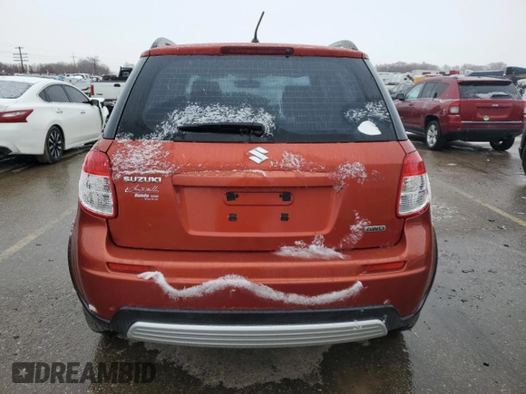 2009 Suzuki SX4 with VIN JS2YB413495103036, listed as a Copart auction lot 45547875 with 135,090 mi miles and Salvage Title. Bid and sale history available at carsss.com. Image 6.