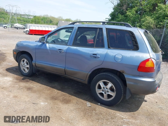 2002 Hyundai Santa Fe GLS with VIN KM8SC73D22U148410, listed as a IAAI auction lot 42159042 with 141,232 mi miles. Bid and sale history available at carsss.com. Image 3.