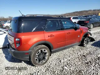 2023 Ford Bronco Sport Outer Banks z VIN 3FMCR9C6XPRE35525, wystawiony jako Copart lot #44728925 z przebiegiem 27 264 mil mil oraz Szkoda całkowita • Salvage title. Historia ofert i sprzedaży dostępna na DreamBid. Obrazek 3.