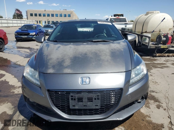 2015 Honda CR-Z EX with VIN JHMZF1D64FS001254, listed as a Copart auction lot 53082825 with 57,910 mi miles and Salvage title. Bid and sale history available at DreamBid. Image 5.