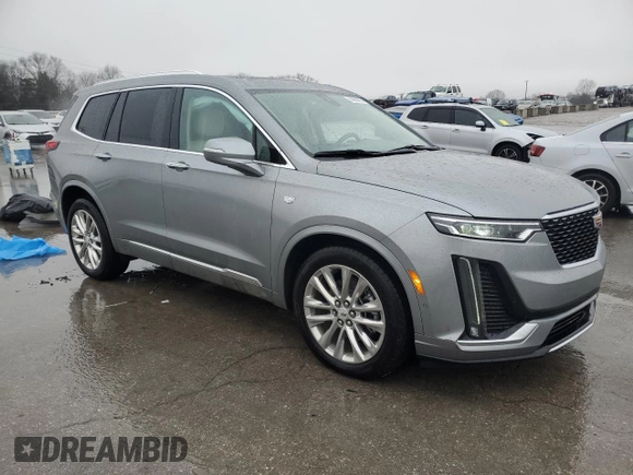 2024 Cadillac XT6 FWD Premium Luxury with VIN 1GYKPCRS5RZ702375, listed as a Copart auction lot 44265085 with 6,244 mi miles and Salvage Title. Bid and sale history available at carsss.com. Image 4.
