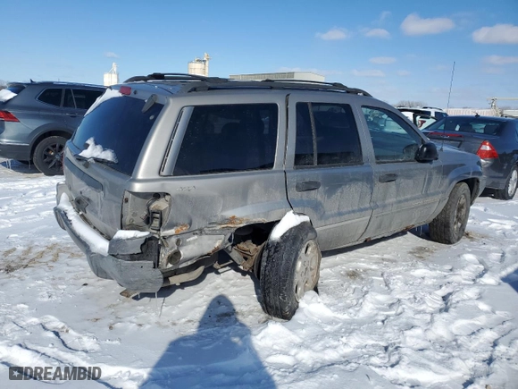 2001 Jeep Grand Cherokee Laredo with VIN 1J4GW48S41C678688, listed as a Copart auction lot 45592645 with 0 mi miles and Salvage Title. Bid and sale history available at carsss.com. Image 3.