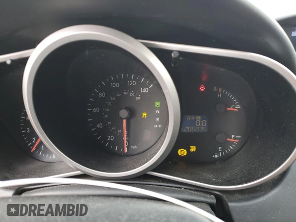 2010 Mazda CX-7 Sport with VIN JM3ER2W53A0337555, listed as a Copart auction lot 52317105 with 206,035 mi miles and Salvage Title. Bid and sale history available at DreamBid. Image 9.