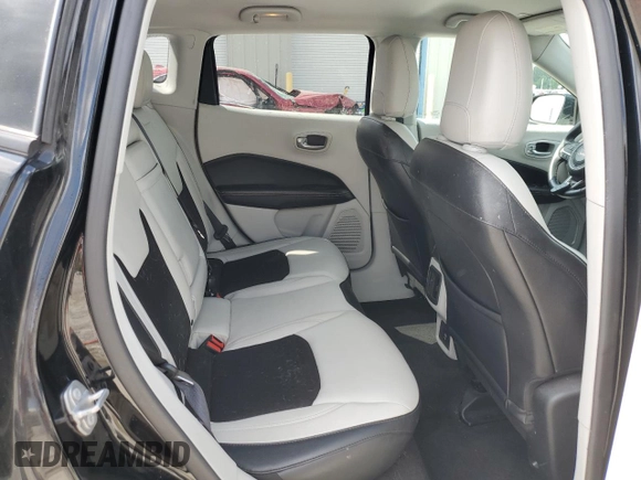 2017 Jeep Compass Latitude with VIN 3C4NJCBB0HT611440, listed as a Copart auction lot 57401485 with 128,319 mi miles and Salvage title. Bid and sale history available at DreamBid. Image 11.