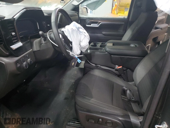 2023 Chevrolet Silverado 1500 LT with VIN 1GCUDDE82PZ109965, listed as a Copart auction lot 87501405 with 27,513 mi miles and Salvage Title. Bid and sale history available at carsss.com. Image 7.