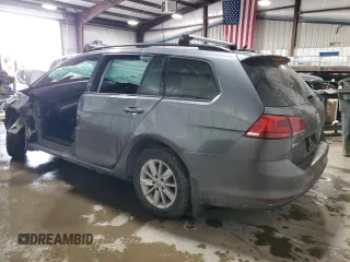 2016 Volkswagen Golf SportWagen TSI S with VIN 3VWC17AU0GM514472, listed as a Copart auction lot 42723035 with 0 mi miles and Salvage Title. Bid and sale history available at carsss.com. Image 2.