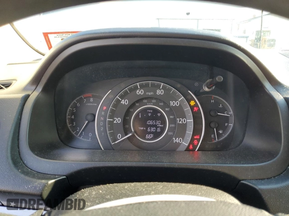 2014 Honda CR-V LX with VIN 5J6RM4H33EL103995, listed as a Copart auction lot 46053295 with 106,530 mi miles and Salvage Title. Bid and sale history available at carsss.com. Image 9.