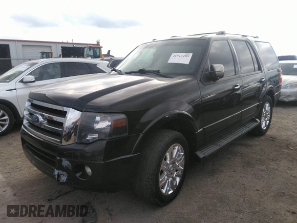 2011 Ford Expedition Limited with VIN 1FMJU1K55BEF12362, listed as a IAAI auction lot 41513405 with 152,574 mi miles. Bid and sale history available at carsss.com. Image 2.