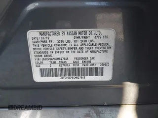 2012 Infiniti G37 Journey with VIN JN1CV6AP6CM627945, listed as a IAAI auction lot 42009551 with 177,359 mi miles. Bid and sale history available at carsss.com. Image 9.