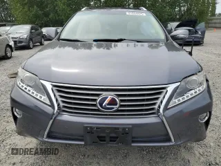 2013 Lexus RX 450h with VIN JTJBC1BA3D2437218, listed as a Copart auction lot 61054025 with 114,662 mi miles and Salvage title. Bid and sale history available at DreamBid. Image 5.