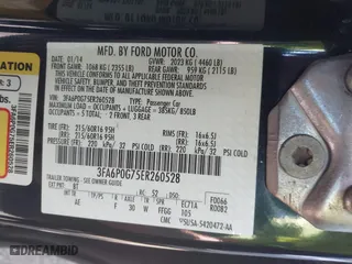 2014 Ford Fusion S with VIN 3FA6P0G75ER260528, listed as a IAAI auction lot 41847747 with 159,354 mi miles. Bid and sale history available at carsss.com. Image 9.
