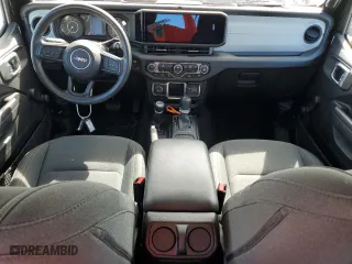 2024 Jeep Wrangler Sport with VIN 1C4PJXDG0RW261473, listed as a Copart auction lot 75140944 with 0 mi miles and Non Repairable. Bid and sale history available at carsss.com. Image 8.
