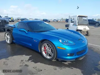 2008 Chevrolet Corvette Z06 with VIN 1G1YY26E685131760, listed as a IAAI auction lot 41909740 with 25,010 mi miles. Bid and sale history available at carsss.com. Image 1.