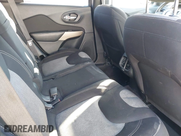 2017 Jeep Cherokee Sport with VIN 1C4PJLAB4HW603099, listed as a IAAI auction lot 41663602 with 150,662 mi miles. Bid and sale history available at carsss.com. Image 8.