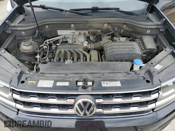 2019 Volkswagen Atlas SE with VIN 1V2WR2CA2KC546430, listed as a Copart auction lot 54391785 with 145,839 mi miles and Salvage title. Bid and sale history available at DreamBid. Image 12.